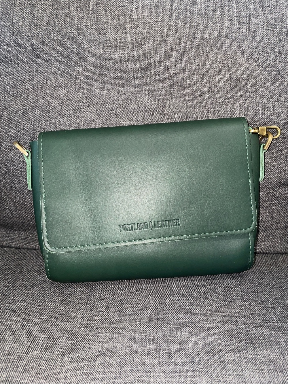 Portland Leather Metro Mini Crossbody- Aruba
